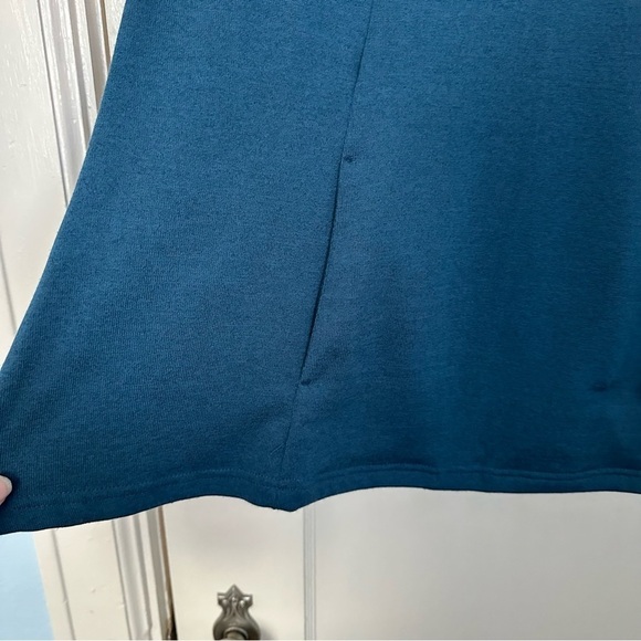 Denim & Co Top  Swing Style Front Pockets Long Sleeve Oversized XS - Picture 5 of 12